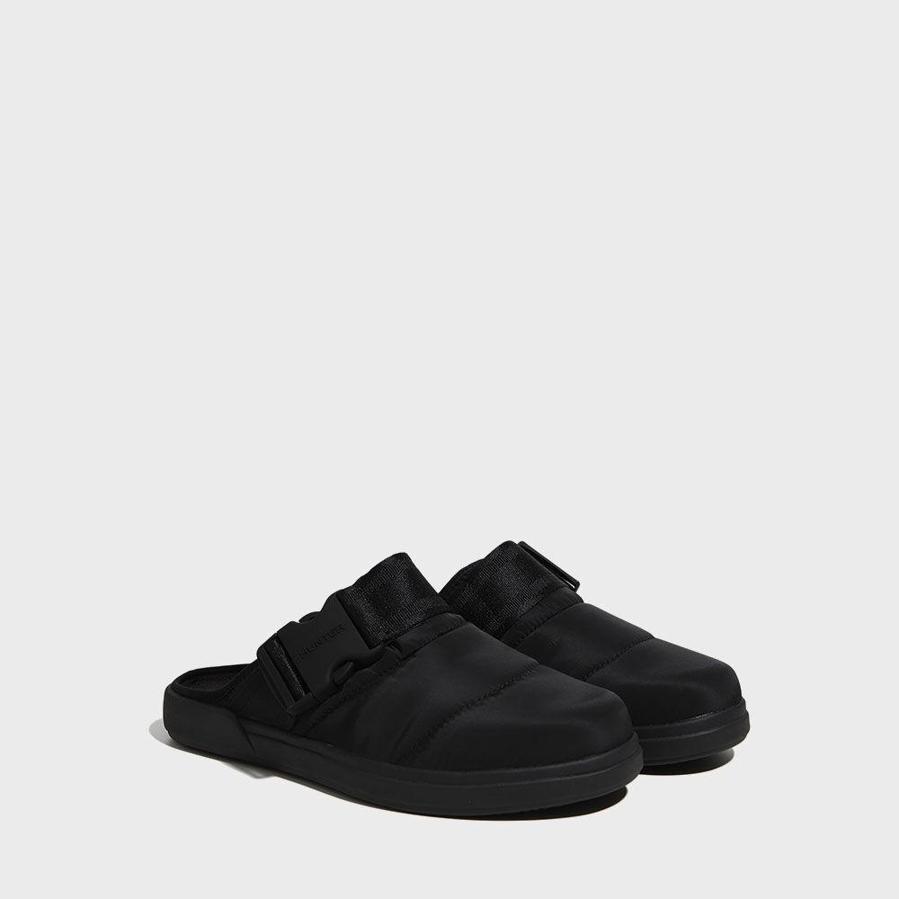 [MEN] 인/아웃 탑클립 패딩 뮬 슬리퍼 - 블랙 MFF5001WWUBLK