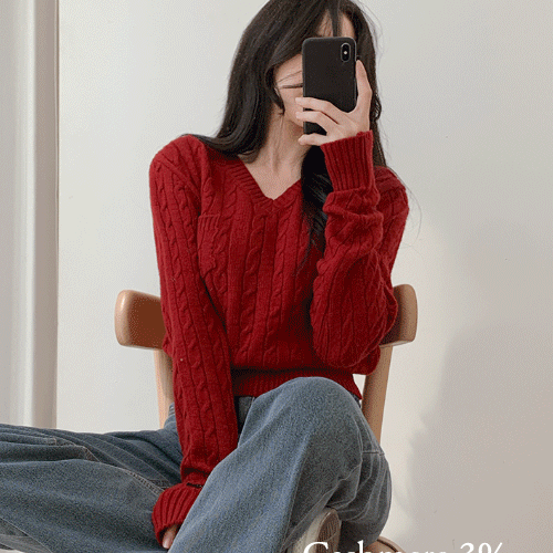 시티즈 캐시미어 3% 니트 -5 color