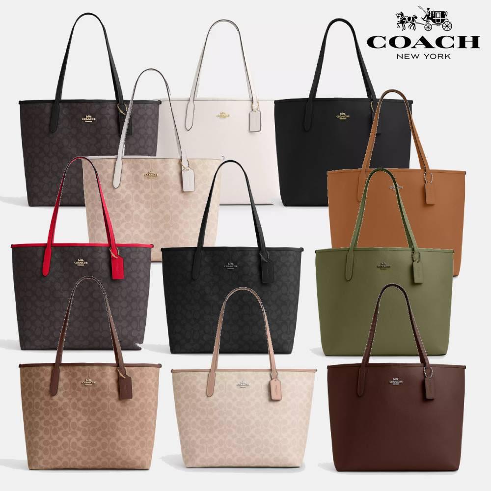 코치 여성 시티 토트백 여자 빅백 기저귀가방 라지백[미국아울렛]