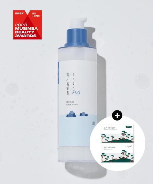 라운드랩(ROUNDLAB)  [소나무코팩1매증정] 포 맨 1025 독도 올인원 플루이드 200ml - 후기 | 무신사