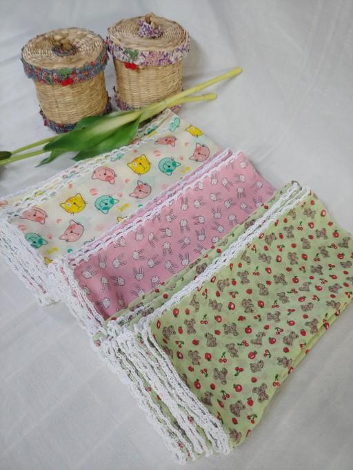 곰돌이&토끼&냥냥이 손수건