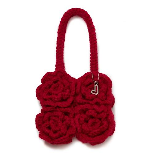 [NEW-10%] HANDICRAFT BLOOM BAG_RED