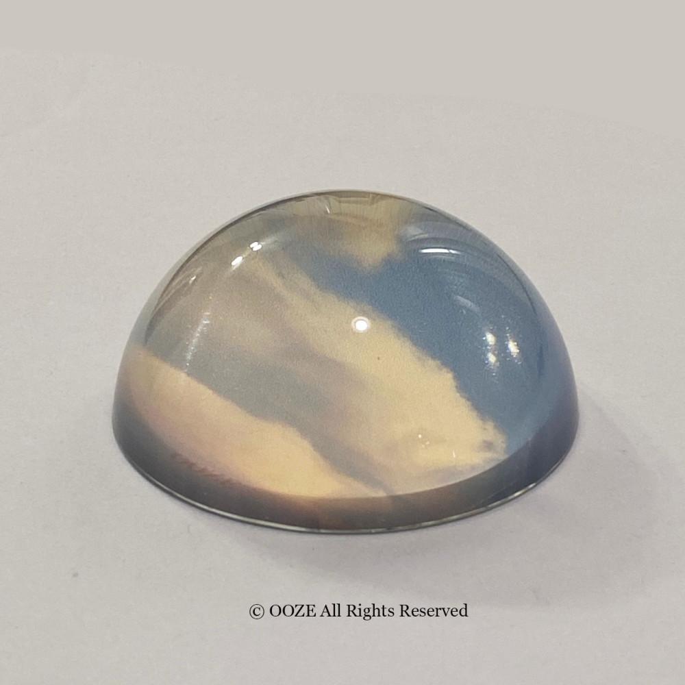 OOZE 유리 문진, 하늘 (crystal dome paperweight)