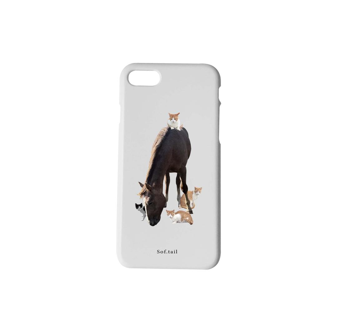 Cats with horses Phone case