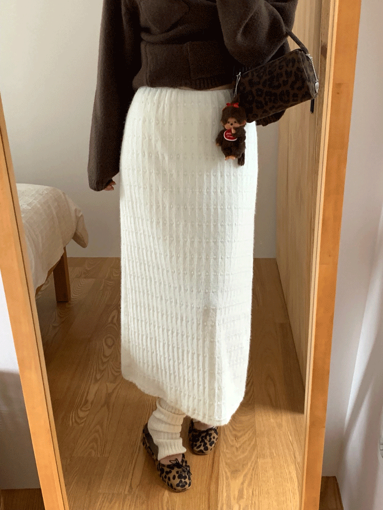 피터앤웬디 하티 뽀송 롱 스커트