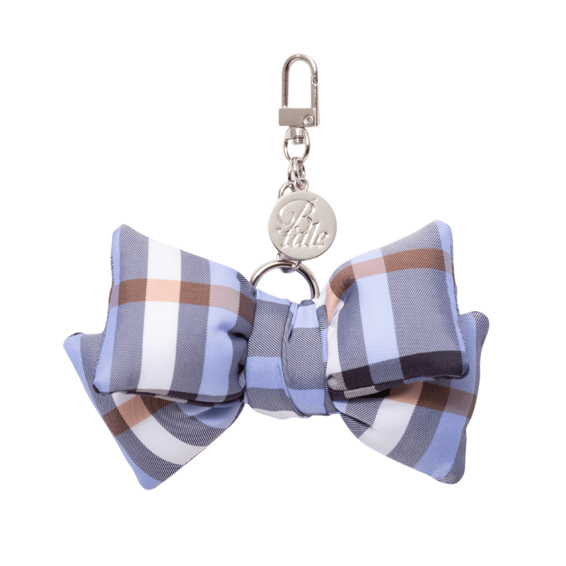 [Winter Edition] Padded Ribbon keyring (Ombre check)