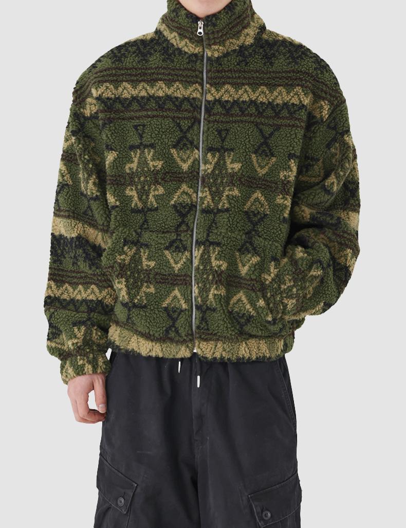 로우파이 후리스 집업