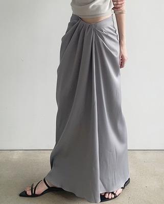 tulip long skirt (2color)