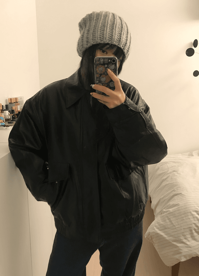 Leather Blouson (Unisex)