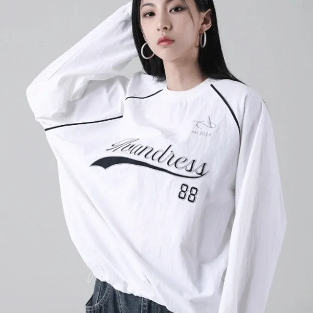 [🎉25% 쿠폰] Crispy Nylon Sweat Shirt - 4COL