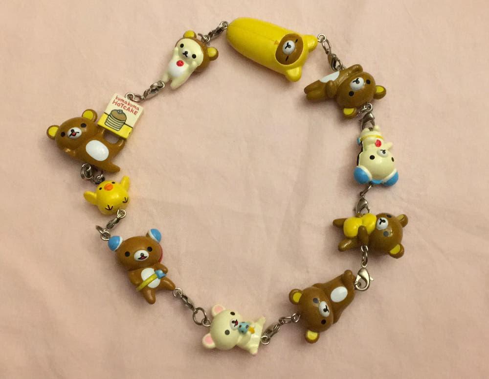 리락쿠마 줄줄이 피규어