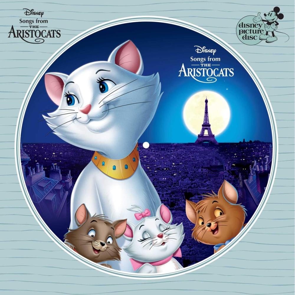 디즈니 LP Songs From The Aristocats OST 픽쳐 디스크 엘피판
