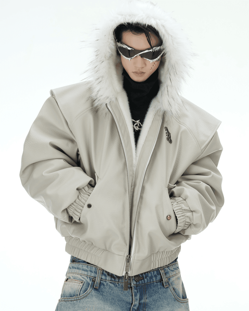 【ArguE CulturE】Shadow Glacier Fur Bomber na2257