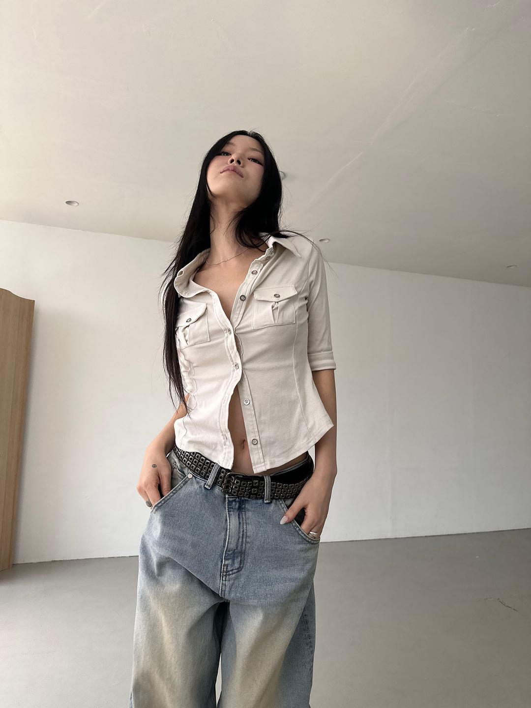 이너뮤트 pocket work shirt (1color)