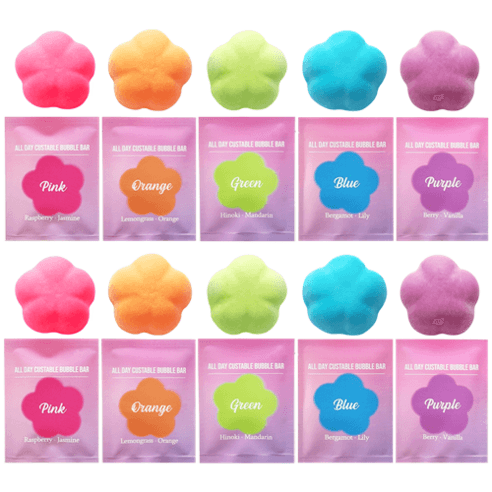 [개별포장] 10팩 거품 입욕제 올데이 커스터블 버블바 30g, 30g, 10개 - 바디워시/스크럽/입욕용품 | 쿠팡