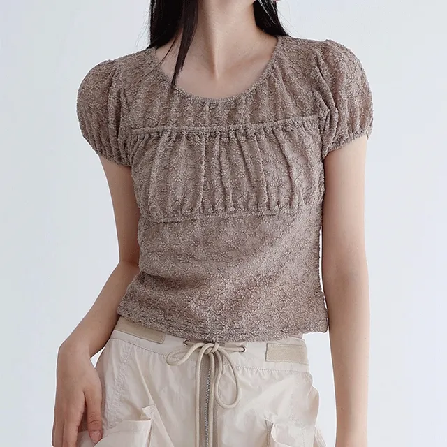 에펠 레이스 텐션 탑 3color