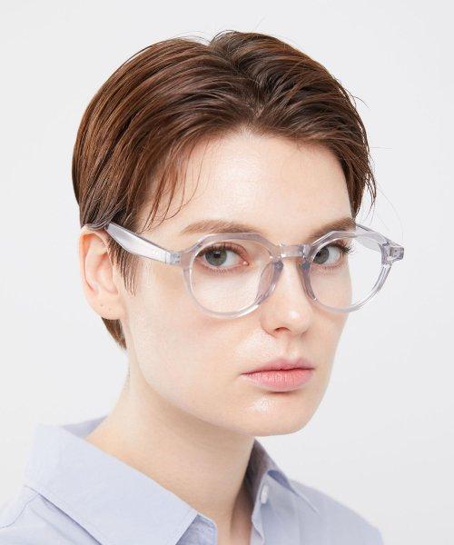 Russell GRAY CRYSTAL 투명 뿔테 안경