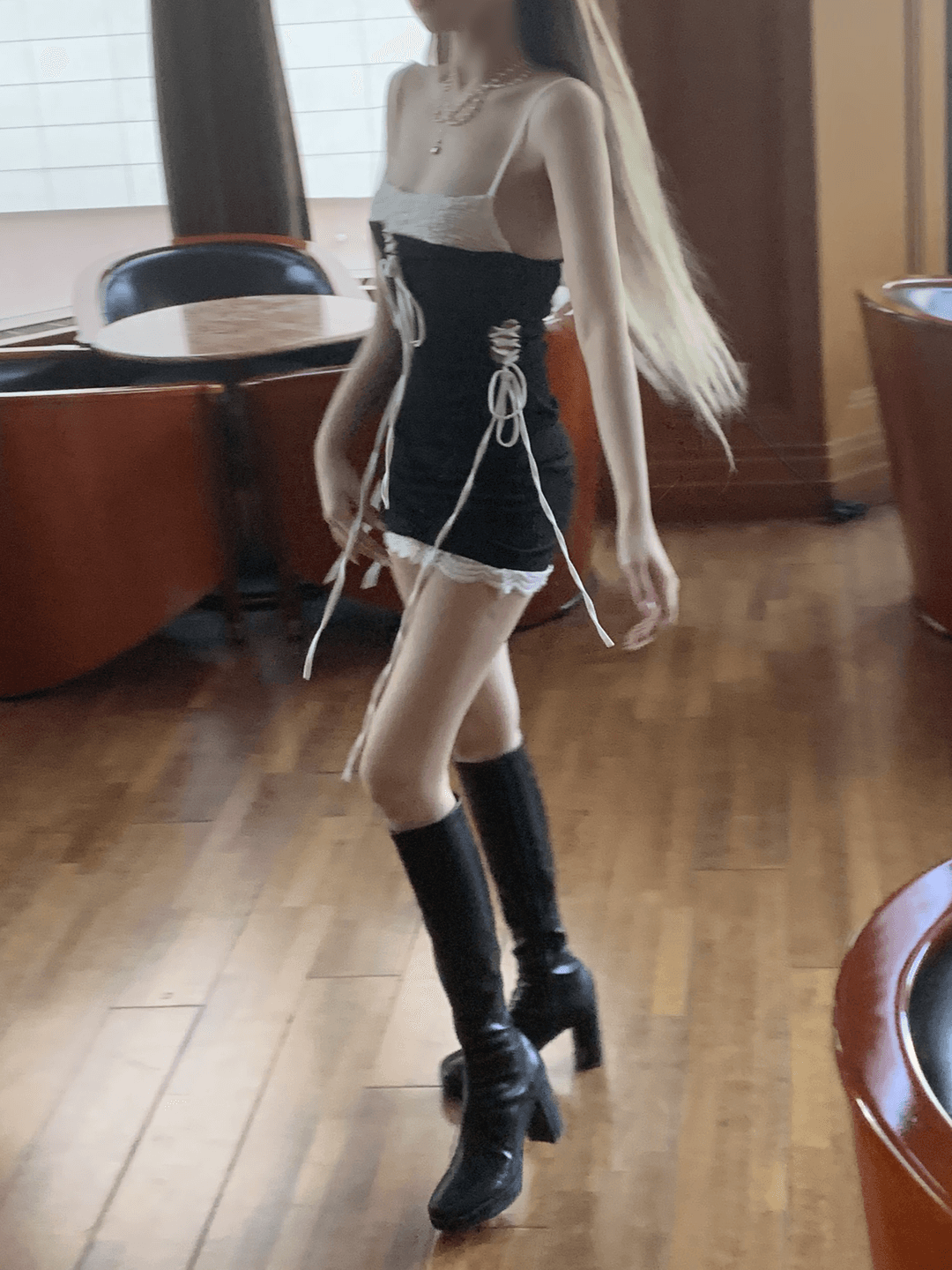 Renensis Corset Lace Dress