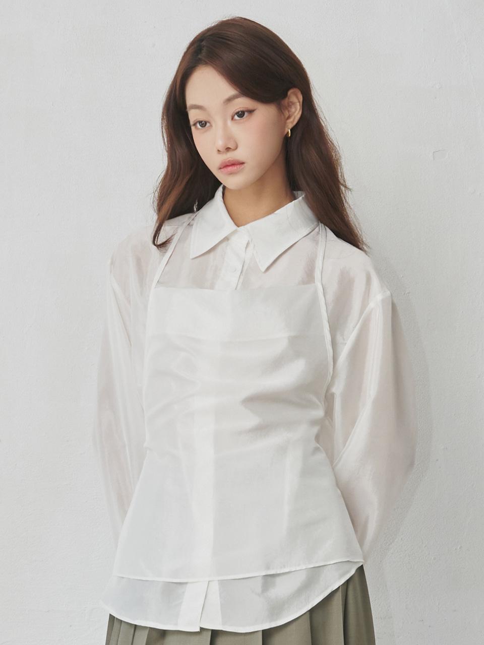 Halter Wrap Solid Shirts Set_5color