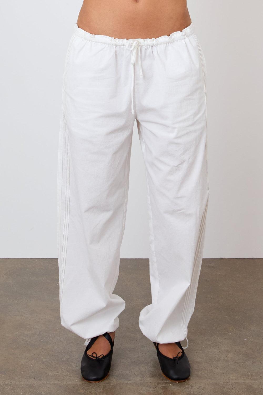 The Renee Trousers, Porcelain - Porcelain / S