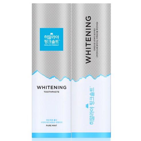 죽염 히말라야 핑크솔트 화이트닝 퓨어 민트 치약, 100g, 2개 - 치약 | 쿠팡