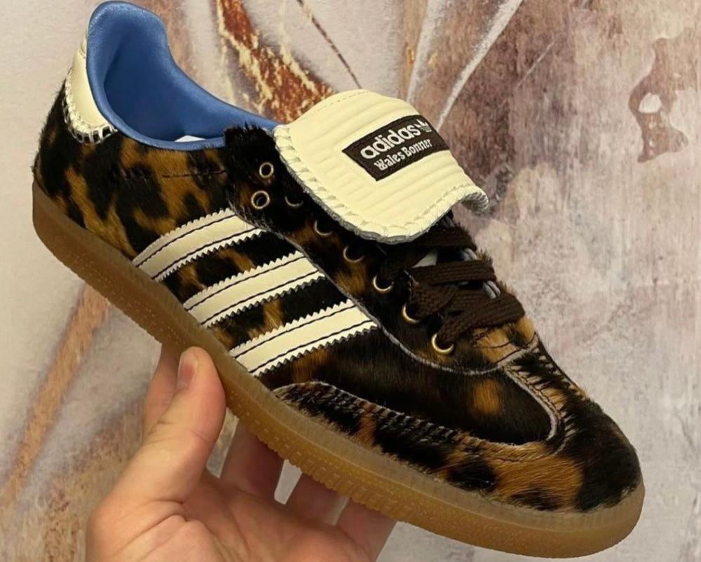 아디다스 웨일즈 보너 삼바 레오파드 adidas Samba Pony Wales Bonner Leopard