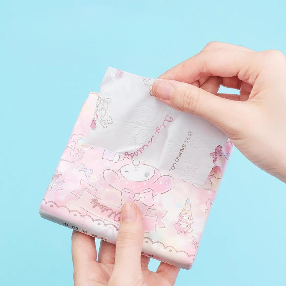 미니소 마이멜로디 휴대용 프린팅 티슈 휴지 화장지 냅킨