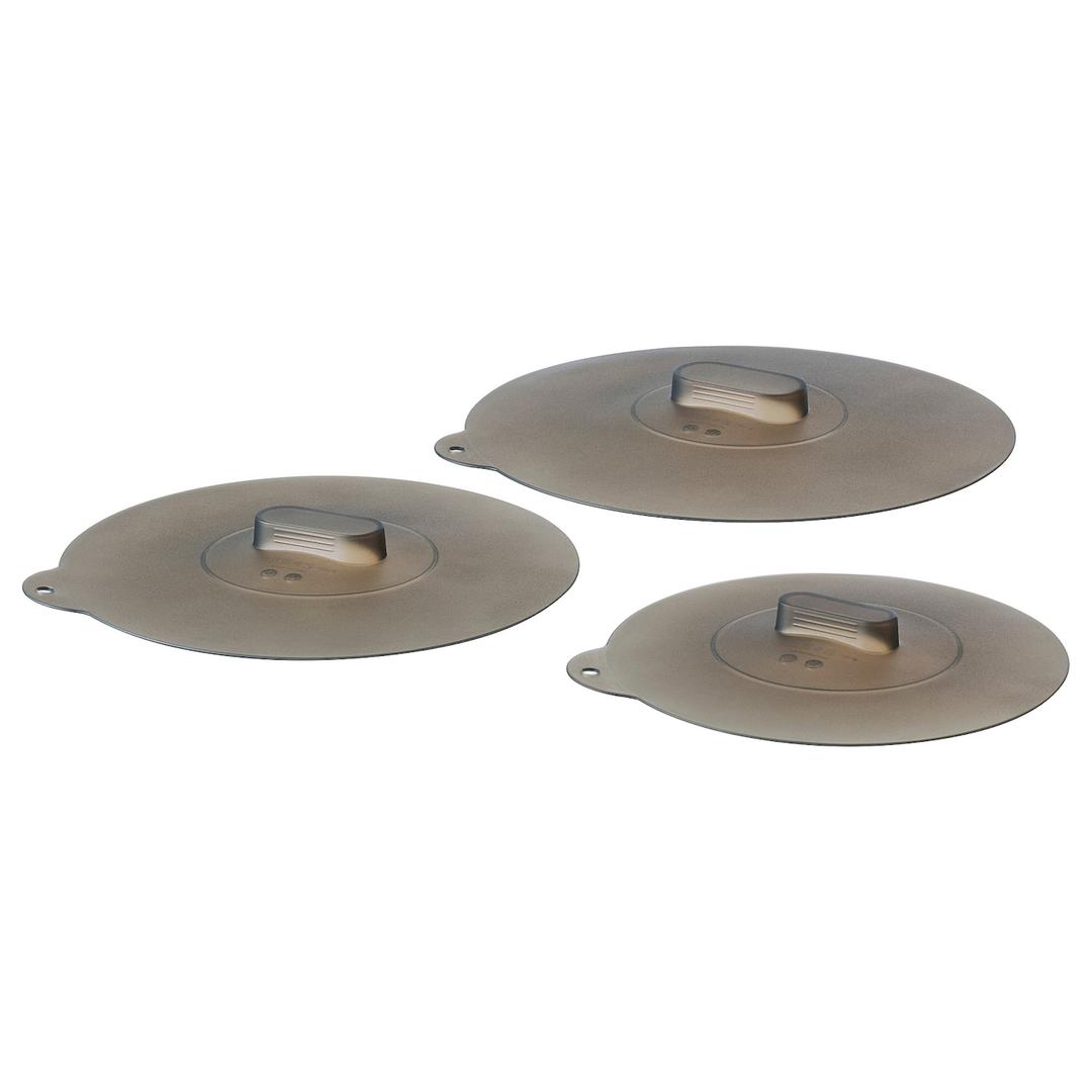 KLOCKREN Universal lid, set of 3 - silicone