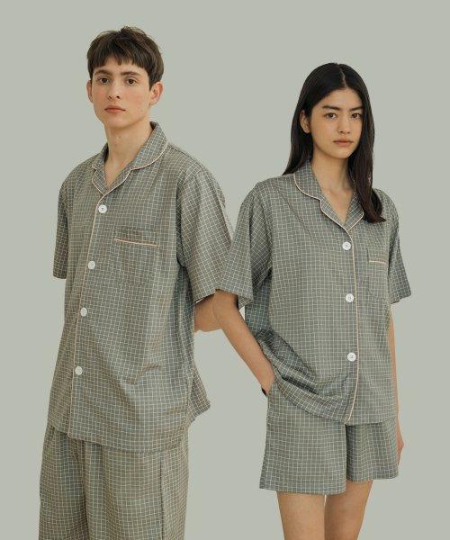 [모달] (couple) Nest Short Pajama Set