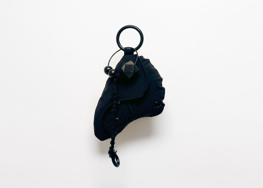 CHITIN SHOPPER BAG BLACK