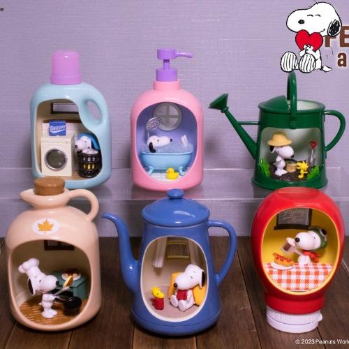 스누피 라이프 인 보틀 피규어