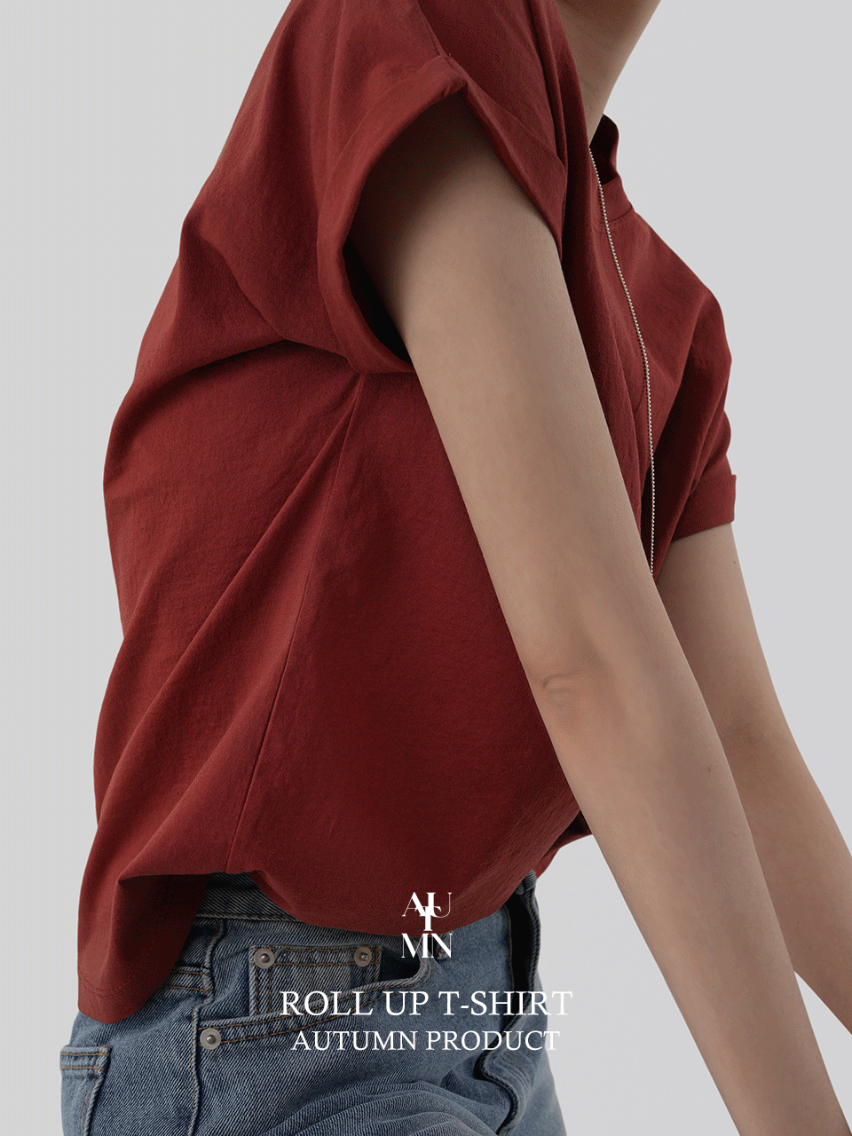 [made]롤업반팔티셔츠