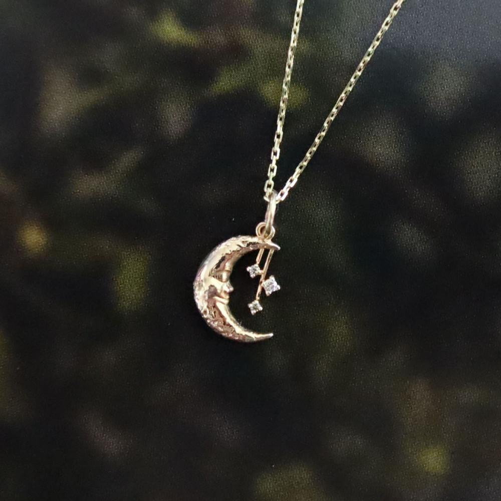 달 14K 펜던트 as-u 자체제작