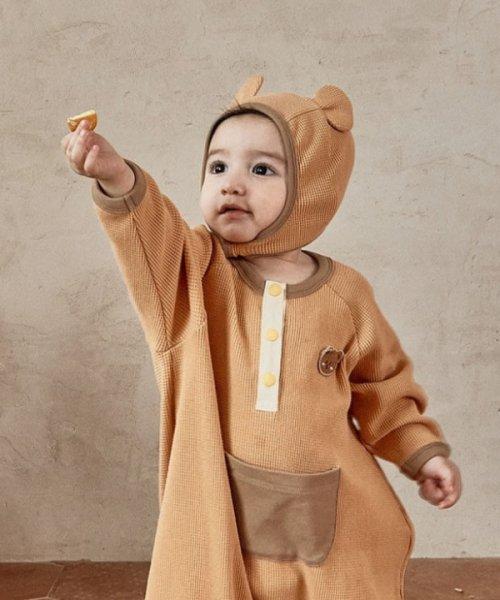 포켓 와플 올인원 슈트