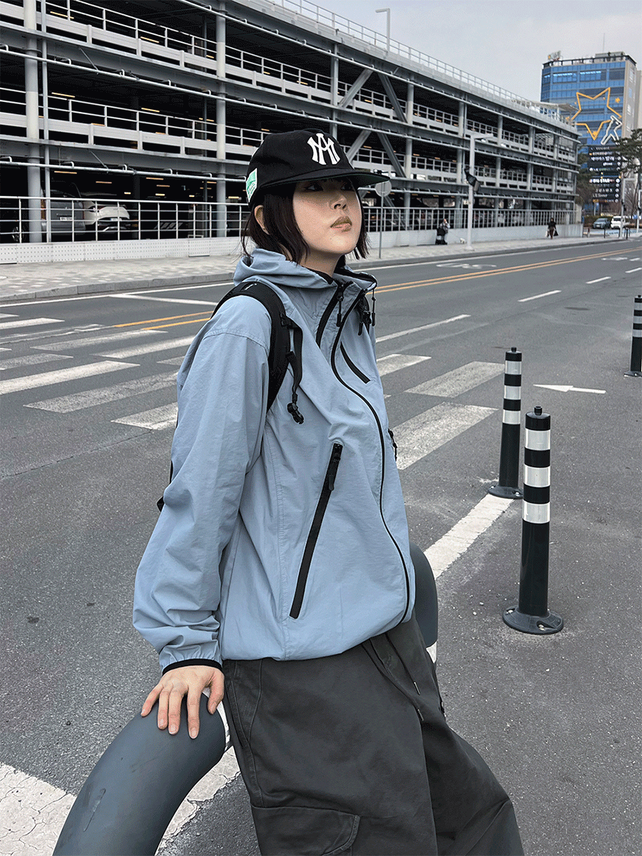 [ Unisex ] 리너스 후드 윈드브레이커 5C