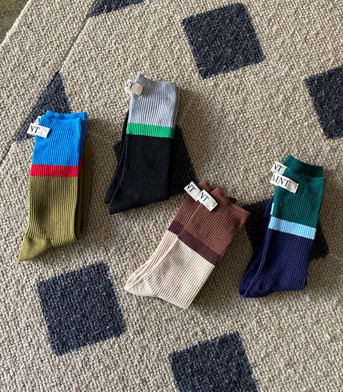 세인트 배색 삭스