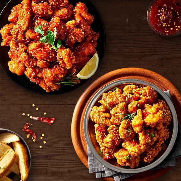 멕시카나 순살치킨 (깐풍+고매, 총 1.1kg)