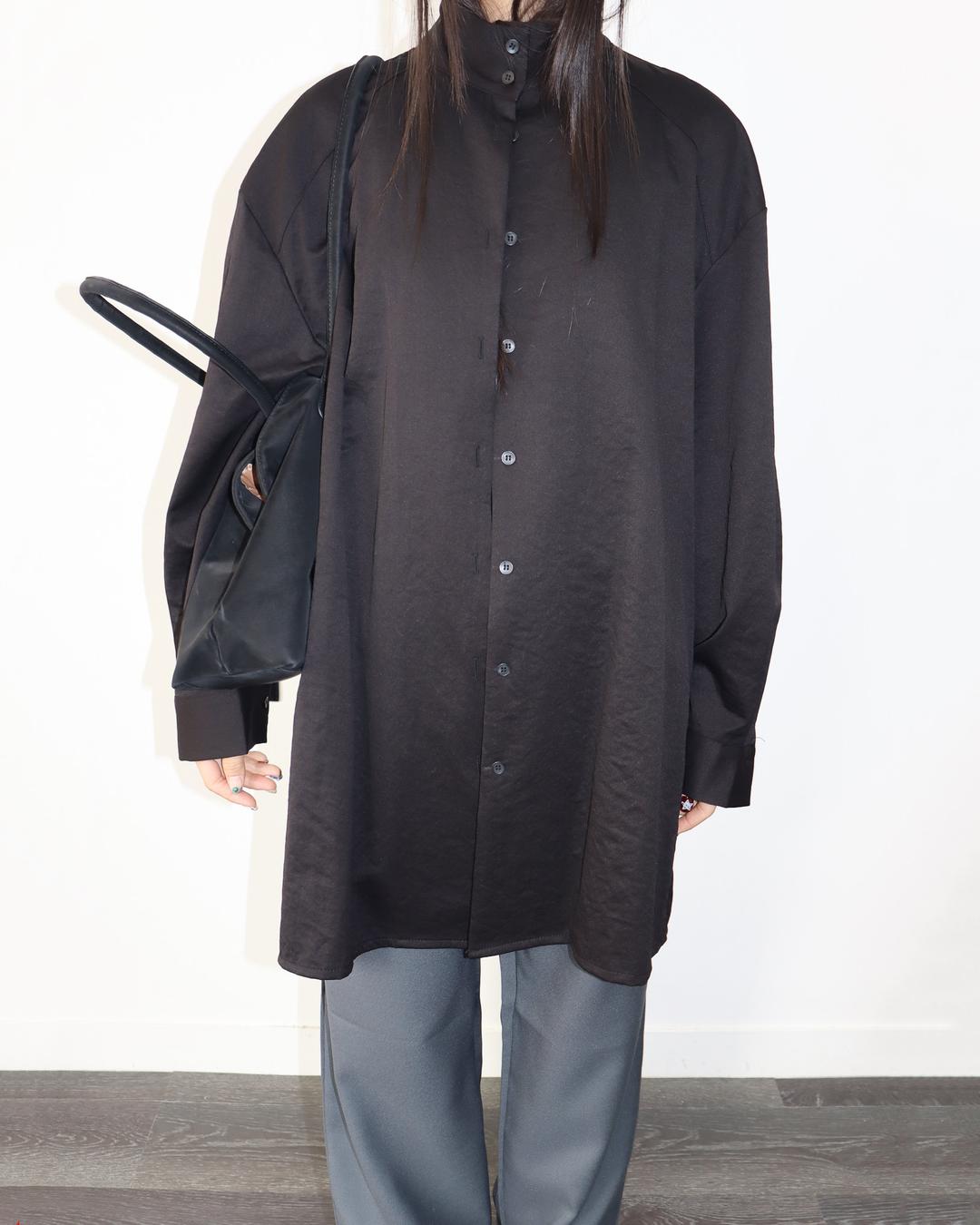 BLAME HIGH-NECK SHIRTS JACKET (2COLOR)