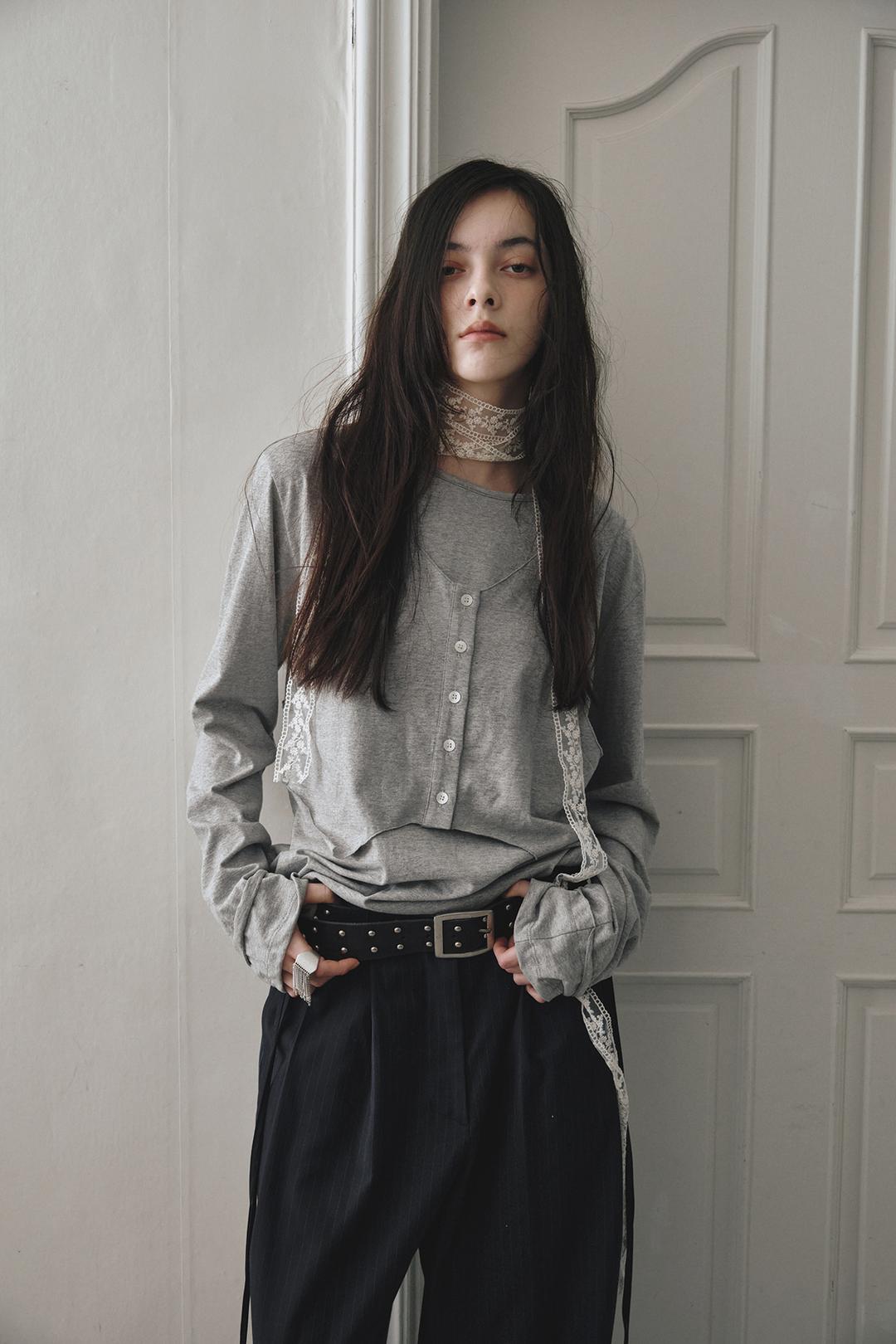 LAYERED VEST LONG SLEEVE TEE