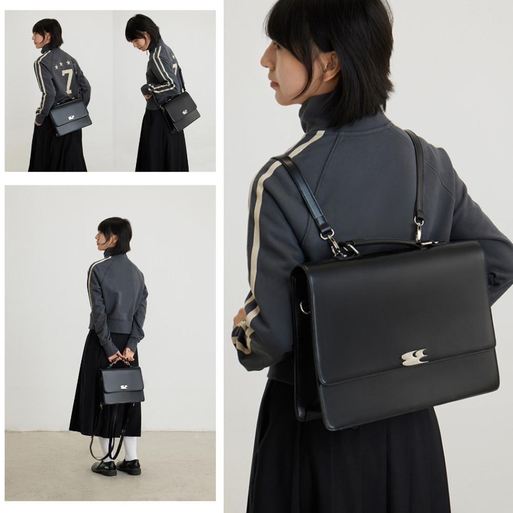 CRYINGCENTER 크라잉센터 가방 크로스백 레트로 사각 백팩 아이패드 노트북 가방