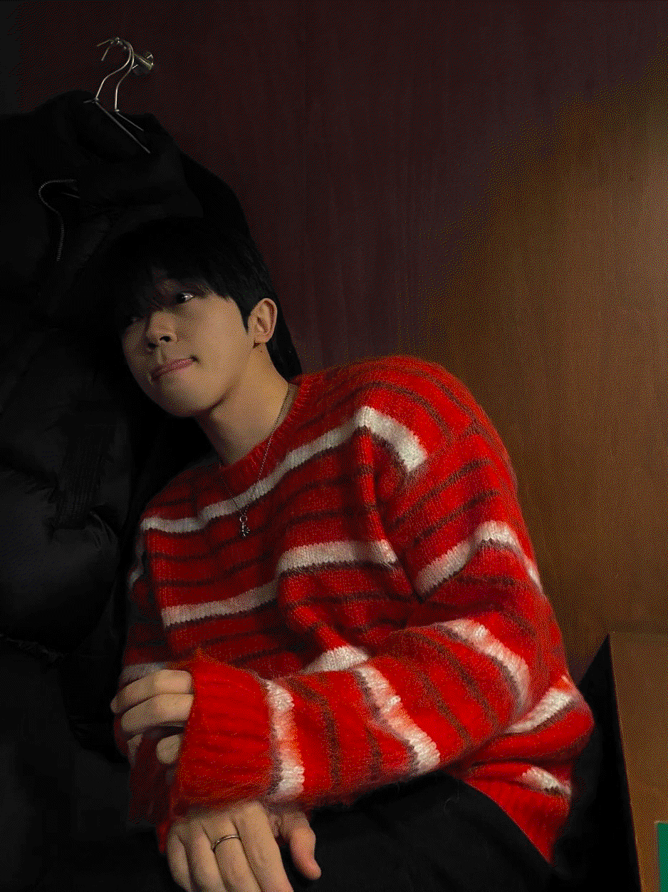 리브 모헤어 단가라 니트(4c)