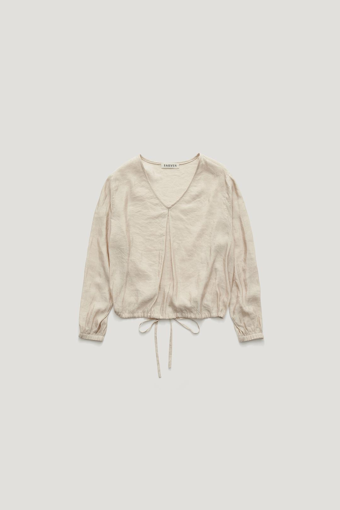 SALLY STRING BLOUSE_IVORY / ₩158,000