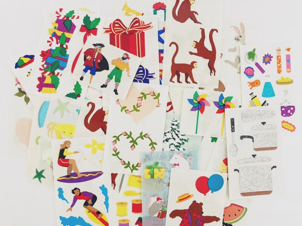 미세스그로스만 빈티지 스티커 하프 컷 모음