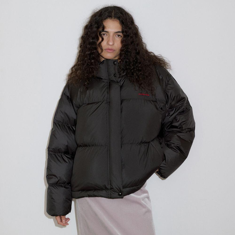 GLOSSY DOWN PADDING_BLACK