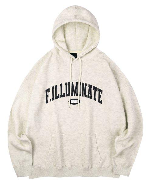 오버핏 1988 아치 로고 후디-오트밀