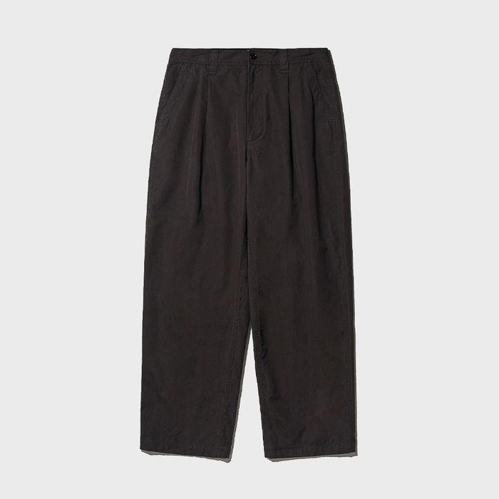 [OURSELVES x ESFAI] High Density Cotton Chino Pants - Brown Charcoal