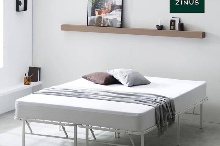 베이직 스마트베이스 침대 프레임 화이트 (SS/Q)