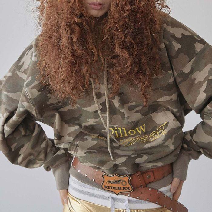 Sweets Belly Camo Hoodie Khaki