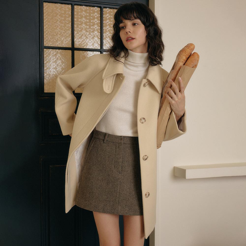 [룩캐스트][예약배송 : S 11/1] 버터 카나 하프 울 코트 / BUTTER KANA HALF WOOL COAT