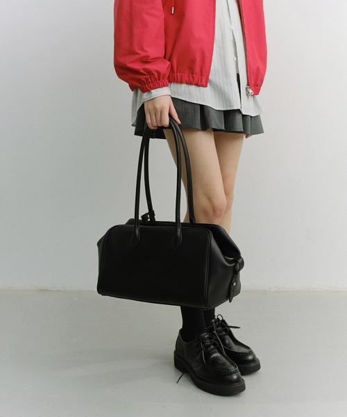 SOFT FRAME SHOULDER BAG_UDBA6E209_BLACK